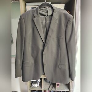 Mens Bolzano Suit - 52R 48W 32Inseam Black